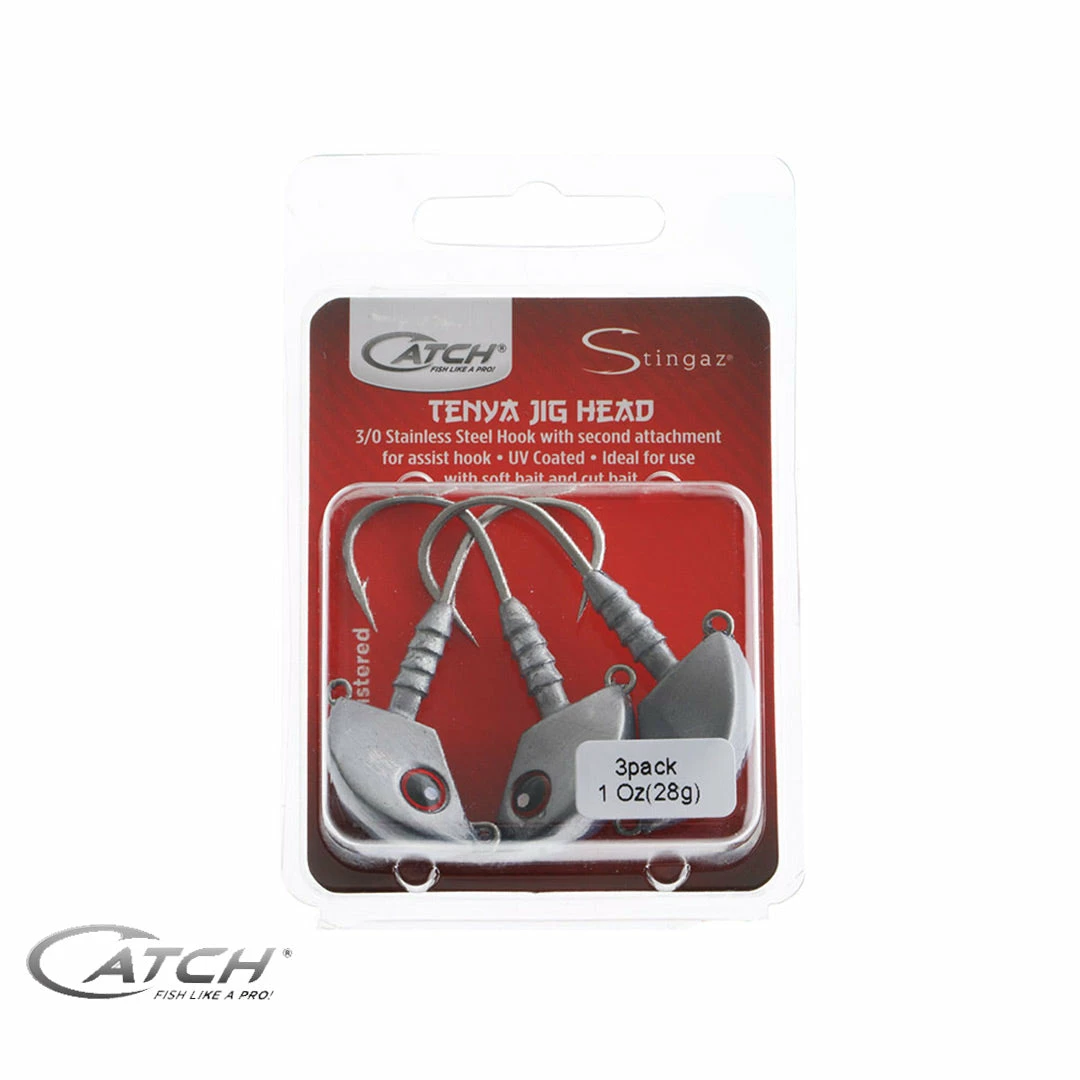 Catch Stingaz Tenya Softbait Jig Heads (1/4 - 1 Oz)
