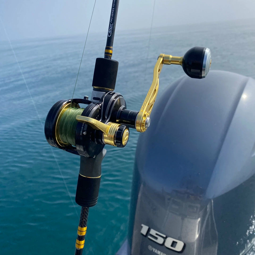 Rod & Reel Combos Catch JGX2000 + Kensai Slow Pitch Jigging Combo 20kg Drag 6ft 3in 1 Piece 80-150 Gram