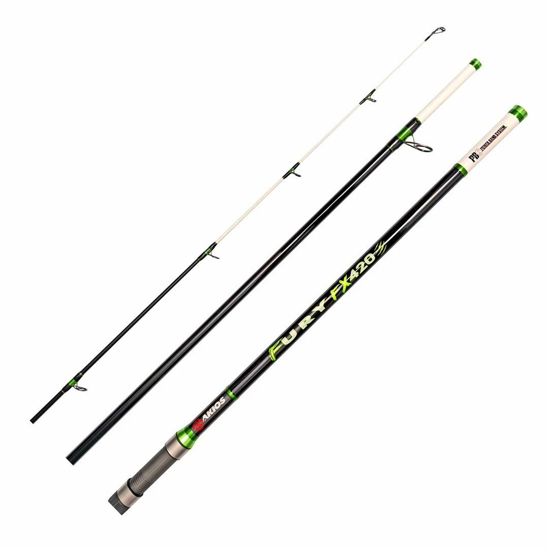 Rod & Reel Combos Akios Fury FX8 + FX420 Surfcasting Combo