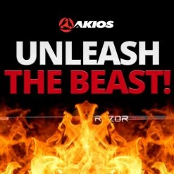 Akios Hellrazor SS420 Surf Rod 14ft 3 Piece 112-225 Gram Rods