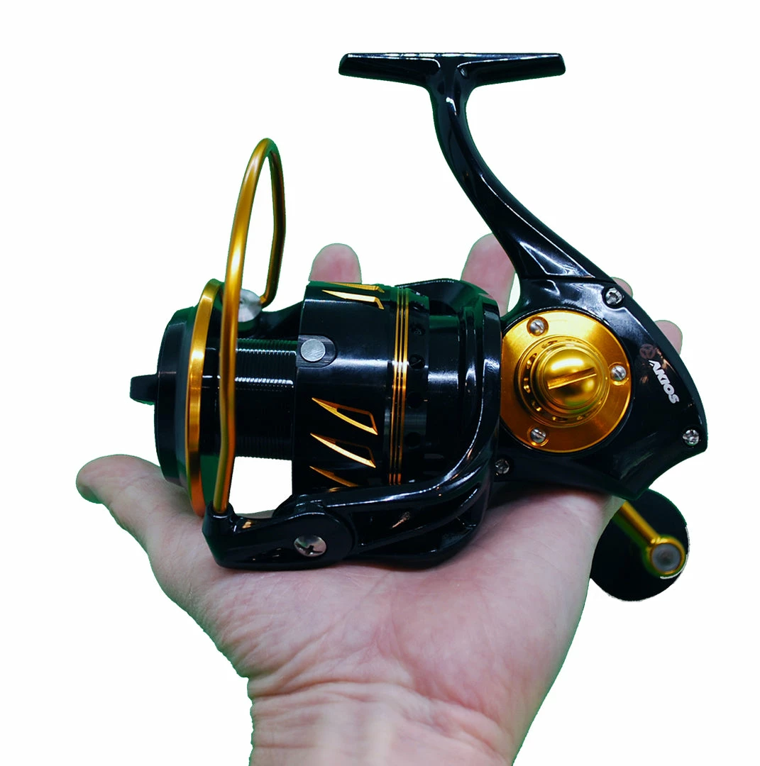 Reels Akios Ironloop AK100 Fixed Spool Reel 30kg Drag Spinning Reel