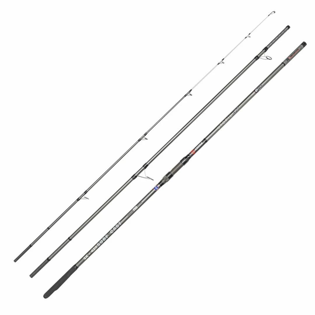 Akios Utopia SX420 Surf Rod 14ft 3 Piece 112-225 Gram Rods