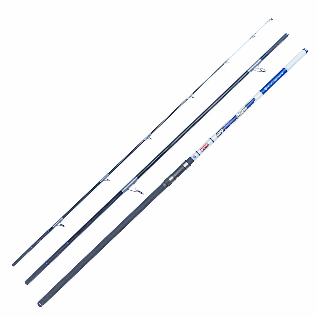 Rods Akios AirPower 435 RXP SRS Sliding Reel Seat Surf Rod 14ft 5in 3 Piece 120-225 Gram