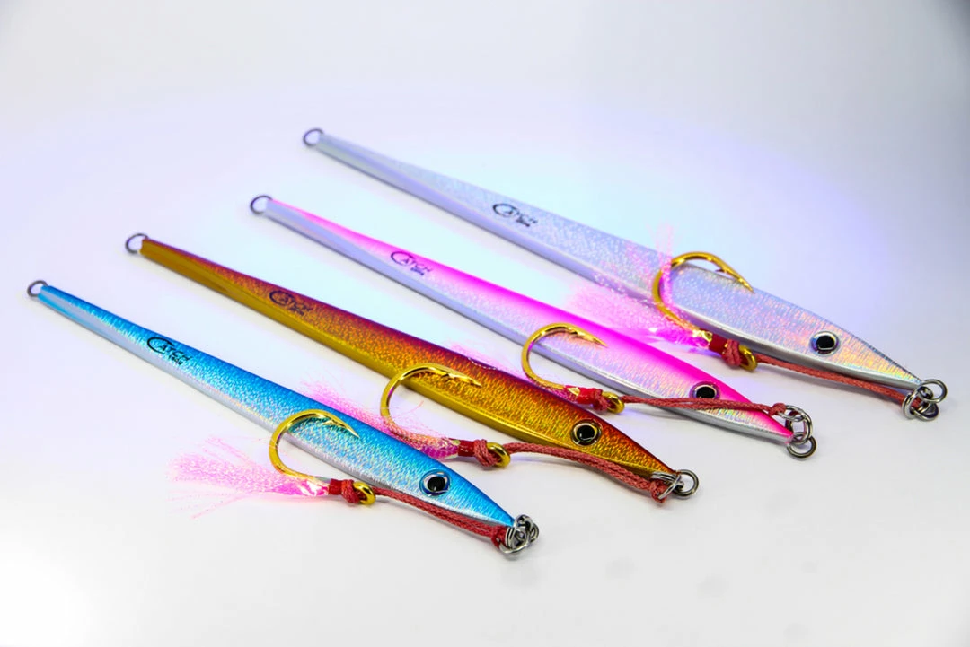 Catch Long John Slider Ballistic Blue Mechanical Jig (150-300g) Lures, Jigs & Rigs