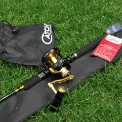 Rod & Reel Combos Catch Pro Series JGX5000 + Acid Wrap Jigging Combo 30kg Drag 5ft 4in 1 Piece 150-250 Gram