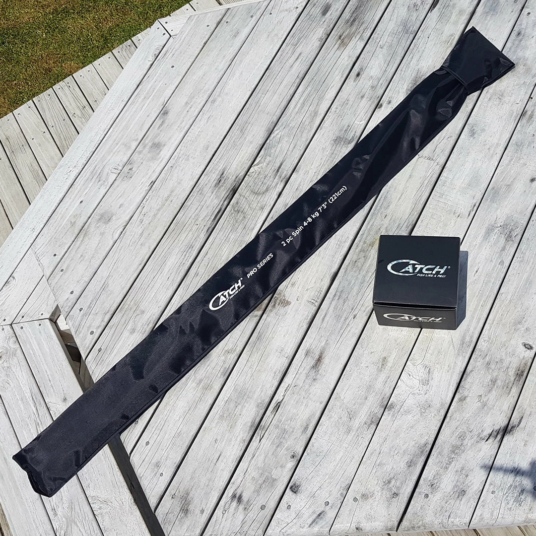 Rod & Reel Combos Catch Softbait Combo S3000 + Softbait Spin Rod 8kg Drag 7ft 3in 2 Piece 8-12kg