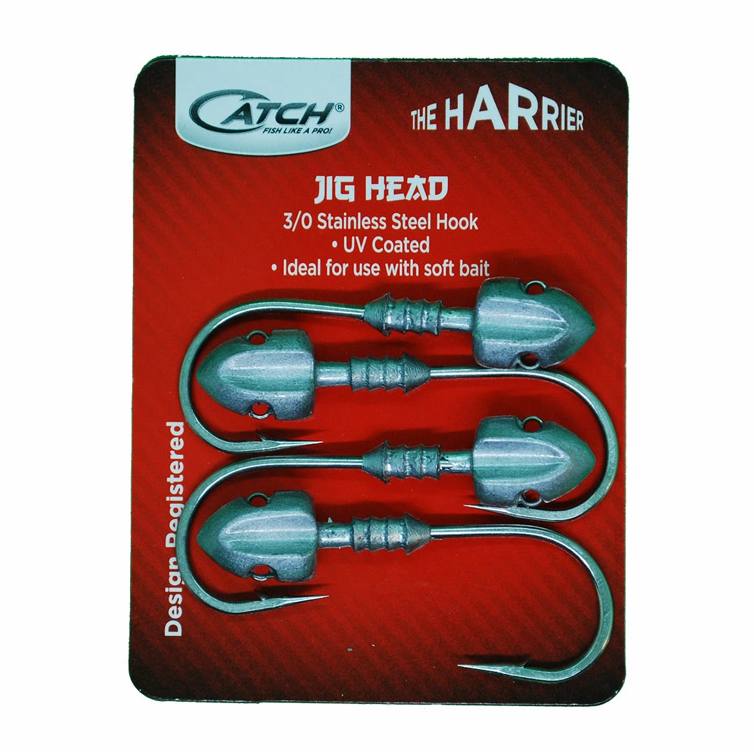 Catch Harrier Jig Heads (1/4 - 1 Oz) Hooks & Jig Heads