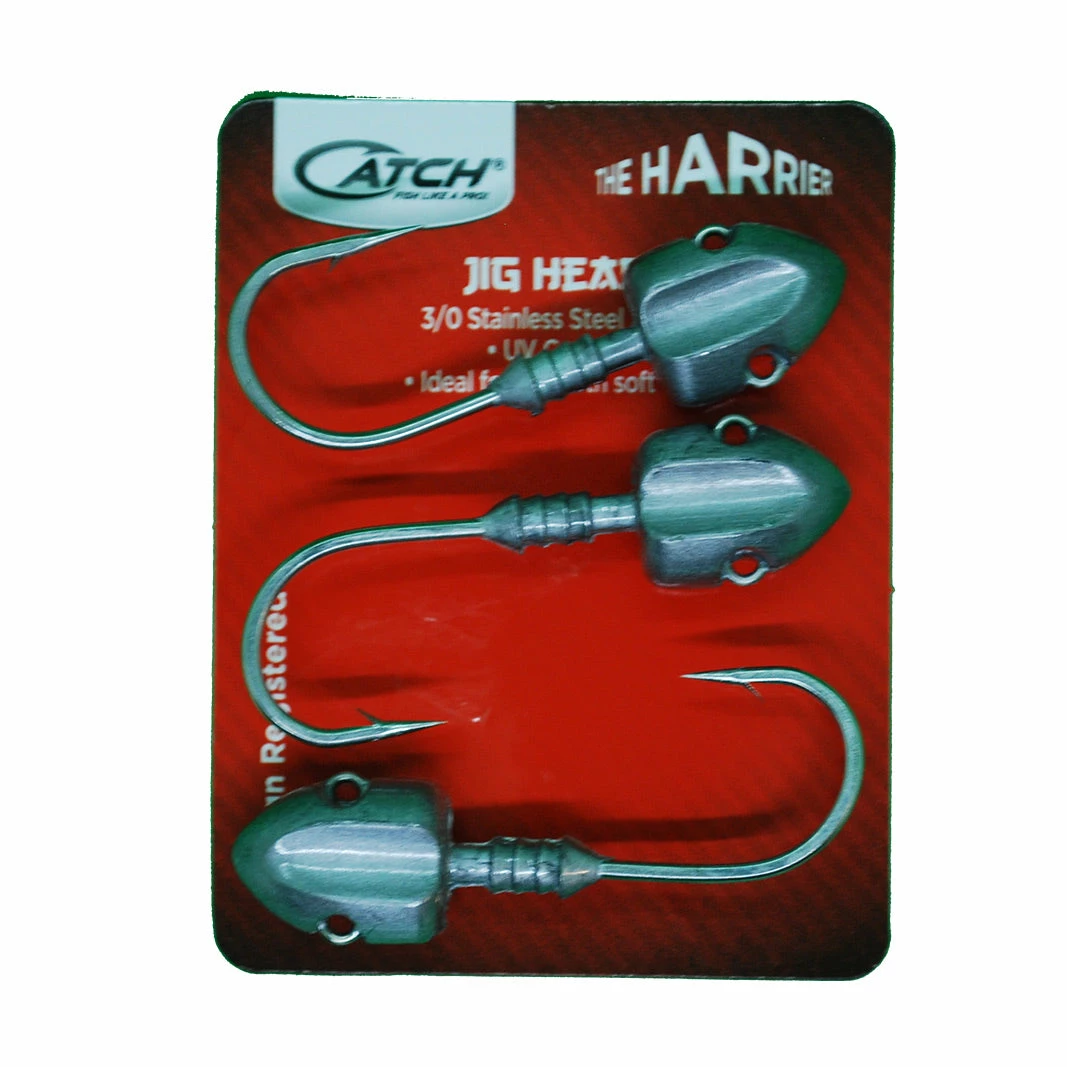 Catch Harrier Jig Heads (1/4 - 1 Oz) Hooks & Jig Heads