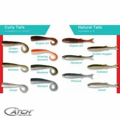 Catch Livies Softbait Pack - Curly Tail Golden Nugget Soft Baits