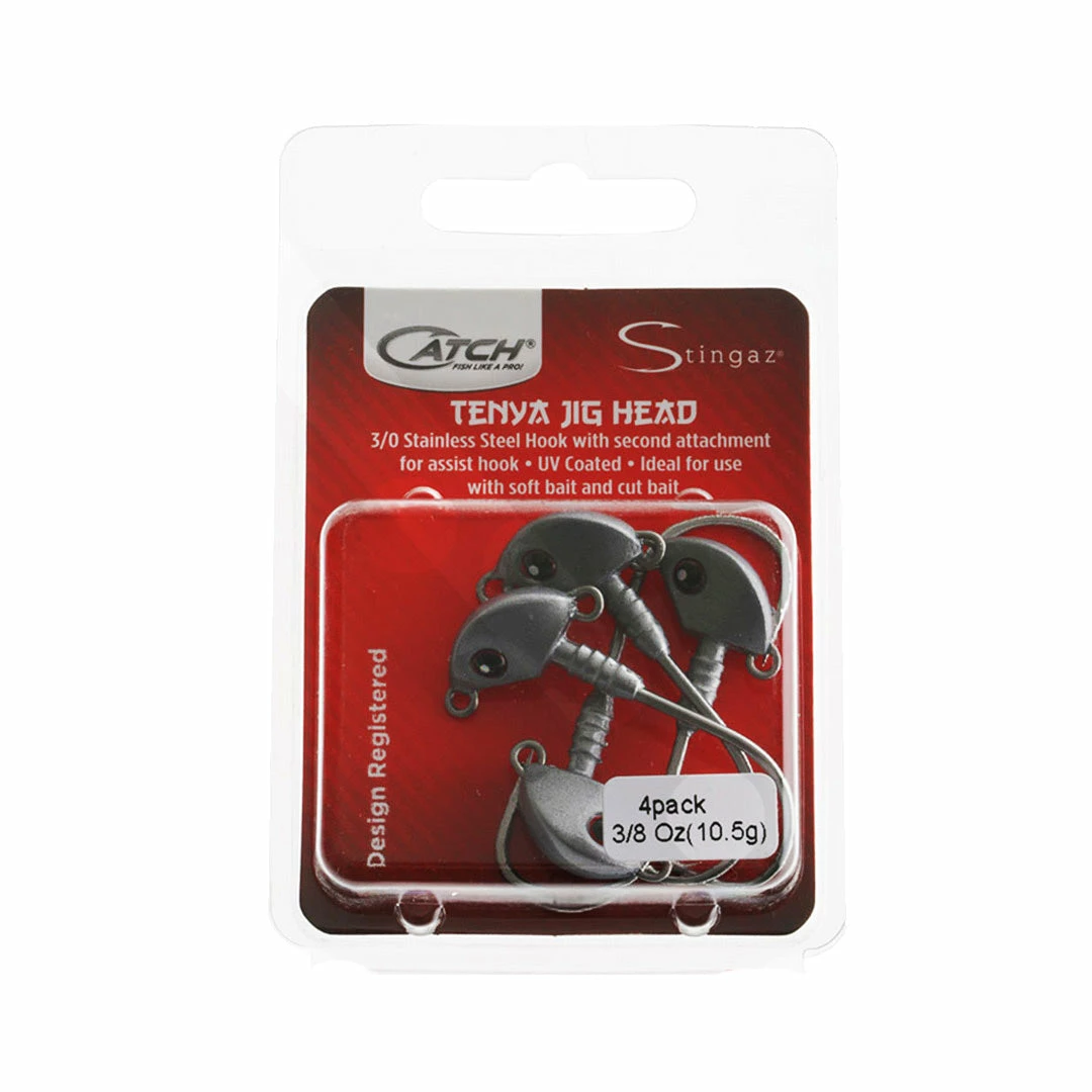 Catch Stingaz Tenya Softbait Jig Heads (1/4 - 1 Oz)