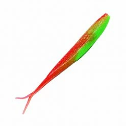 Catch Black Label Livies Softbait 5 Or 7" Jerkshad - Green Red Reaper Soft Baits