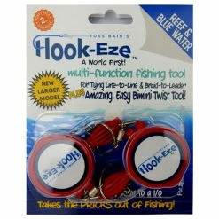 Hook-Eze Tools & Accessories Large Hook Eze Fishing Knot Tying Tool Twin Pack In Red