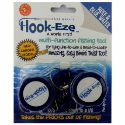 Hook-Eze Tools & Accessories Large Hook Eze Fishing Knot Tying Tool Twin Pack In Blue