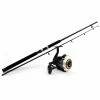 Kilwell 8 Ft General Purpose Black Shadow Combo Set Rod & Reel Combos