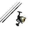 Kilwell 12 Ft Black Shadow Surfcasting Combo Set Rod & Reel Combos