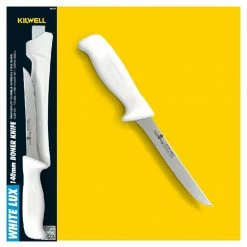 Kilwell Whitelux Boning Knife And Sheath With Narrow 140mm Blade Knives & Sharpeners