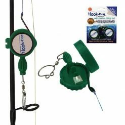Hook-Eze Large Hook Eze Fishing Knot Tying Tool Twin Pack In Green