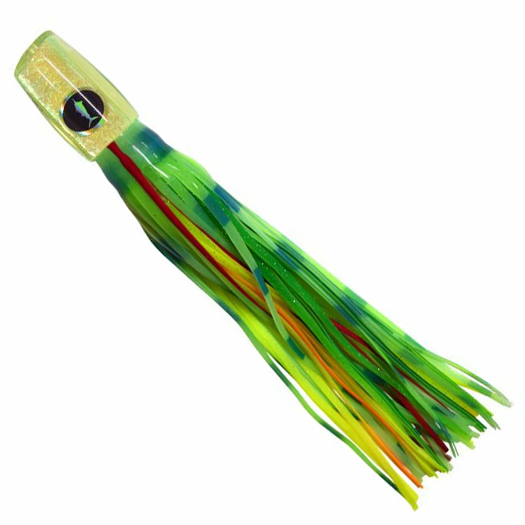 Gillies Lures, Jigs & Rigs Bluewater Trolling Skirt 10" Plunger Lumo Green