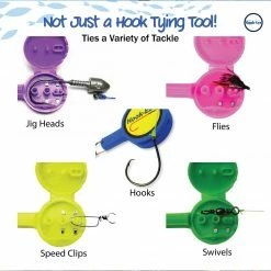 Hook-Eze Large Hook Eze Fishing Knot Tying Tool Twin Pack In Hi-Viz Orange Tools & Accessories