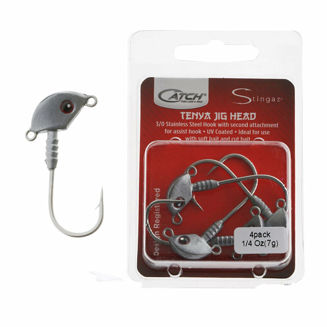 Catch Stingaz Tenya Softbait Jig Heads (1/4 - 1 Oz)