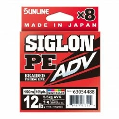 Sunline Braid, Lines & Leaders Siglon PE ADV X8 Multi Colour Braid
