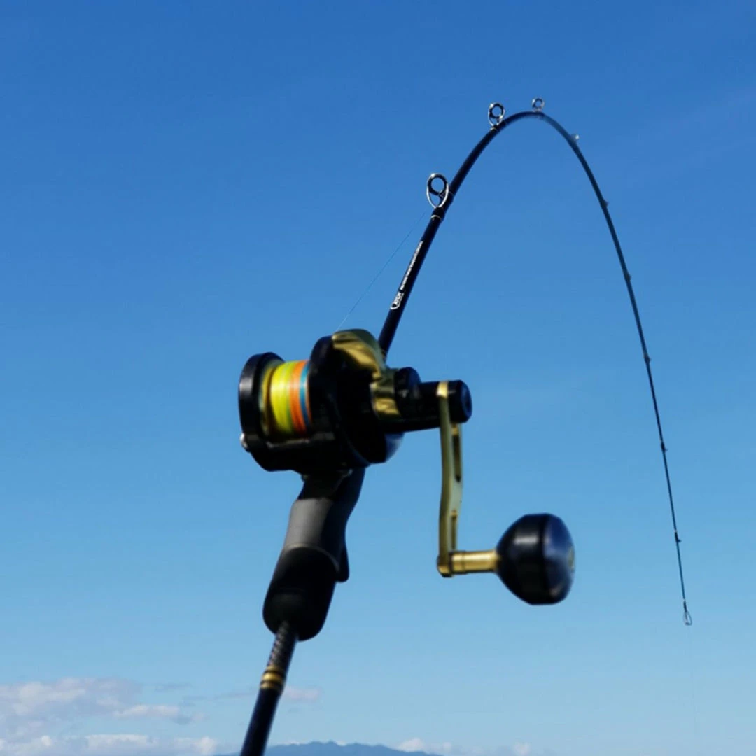 Rod & Reel Combos Catch JGX2000 + Kensai Slow Pitch Jigging Combo 20kg Drag 6ft 3in 1 Piece 80-150 Gram