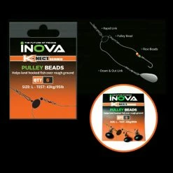 INOVA Pulley Beads For Pulley Or Slider Rigs Terminal Tackle